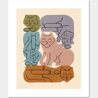 Stack of Cats No. 3 Posters and Art